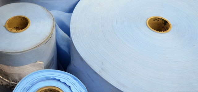 Keene Manufacturing Blue Fabric