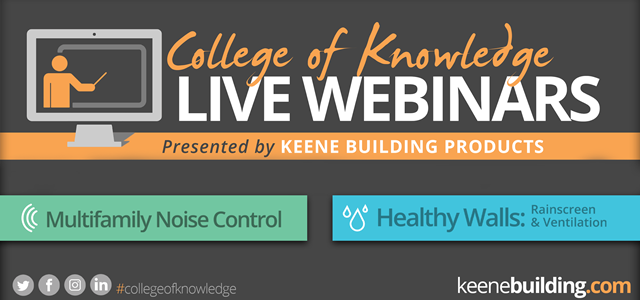 Introducing our "College of Knowledge" AIA-Accredited Webinar Series!